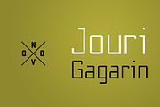 NT Jouri Gagarin, a Sans Serif Font by NovoTypo (Thumbnail 2 of 4)