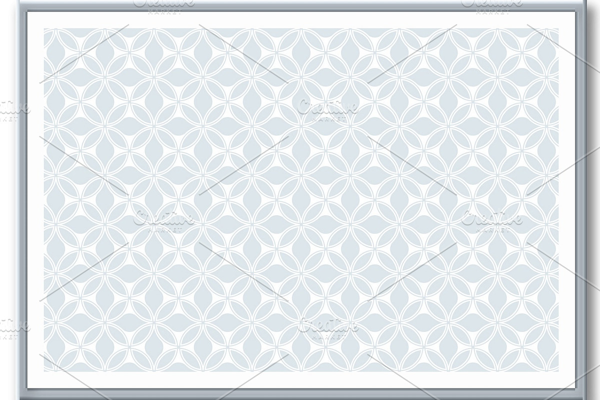Geometric seamless floral pattern, a Pattern Graphic by RODINA (Photo 3 of 3)