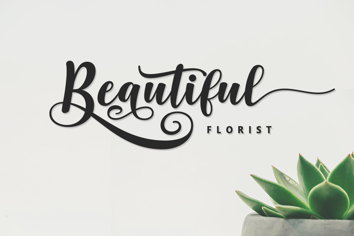 Garden, a Script Font by Alpha Bento (Photo 4 of 8)