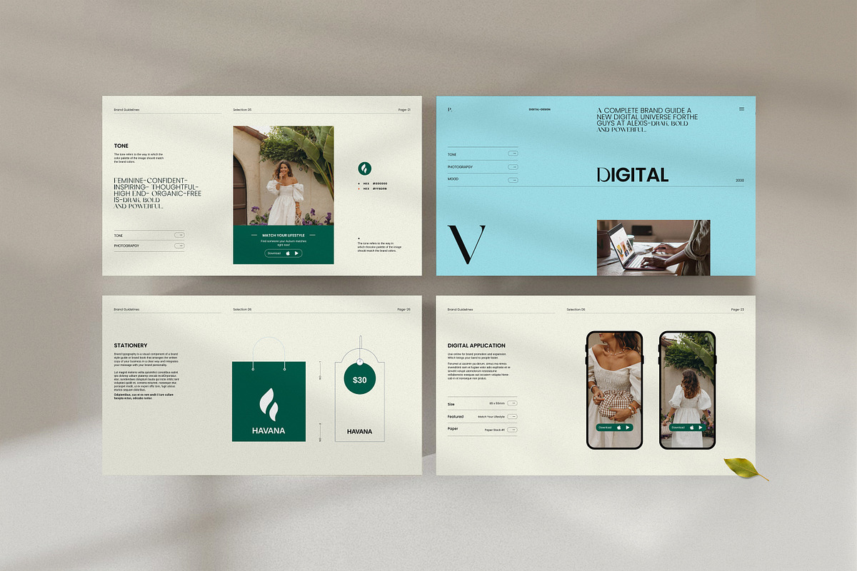 Brand Guidelines Template, a Presentation Template by S A N D Y (Photo 6 of 9)