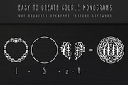 Monogram Script | Full Alphabet, a Script Font by Royaltype (Thumbnail 8 of 12)
