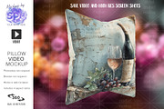 Animated Pillow Video Mockup, a Household Mockup by StyledProductMockups (Thumbnail 10 of 15)