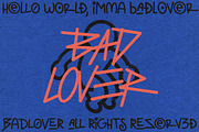 BAD LOVER FONT, a Script Font by ATV SHOP (Thumbnail 1 of 6)