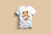Cute Dog Playing Soccer Ball Cartoon, an Animal Illustration by Artstorystudio (Thumbnail 2 of 3)
