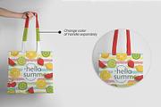 Realistic Tote Bag Mockup, a Product Mockup by Graphic Xtreme (Thumbnail 4 of 4)