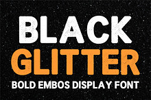 Black Glitter