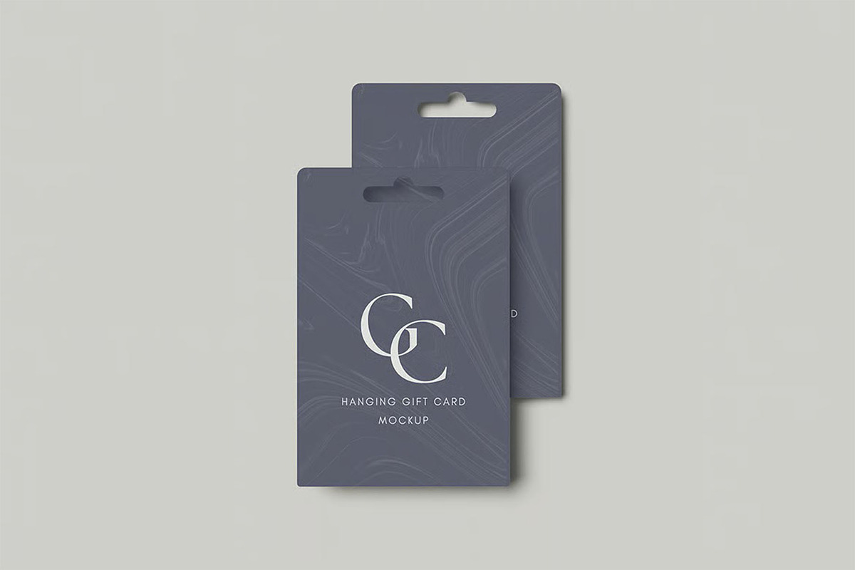 Hanging Gift Card Mockup, an Advertising Mockup by zpackcreative (Photo 4 of 5)