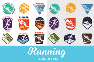 Running badges