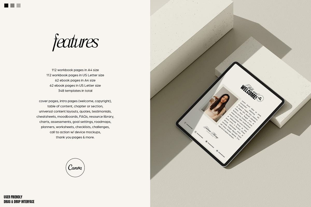 NOLE / 2in1 Ebook & Workbook Kit, a Magazine Template by Wildnun Studio (Photo 2 of 44)