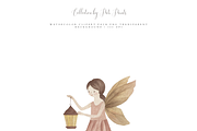 Fairy Garden Clipart Set, a Decorative Illustration by Pati Paints (Thumbnail 5 of 12)