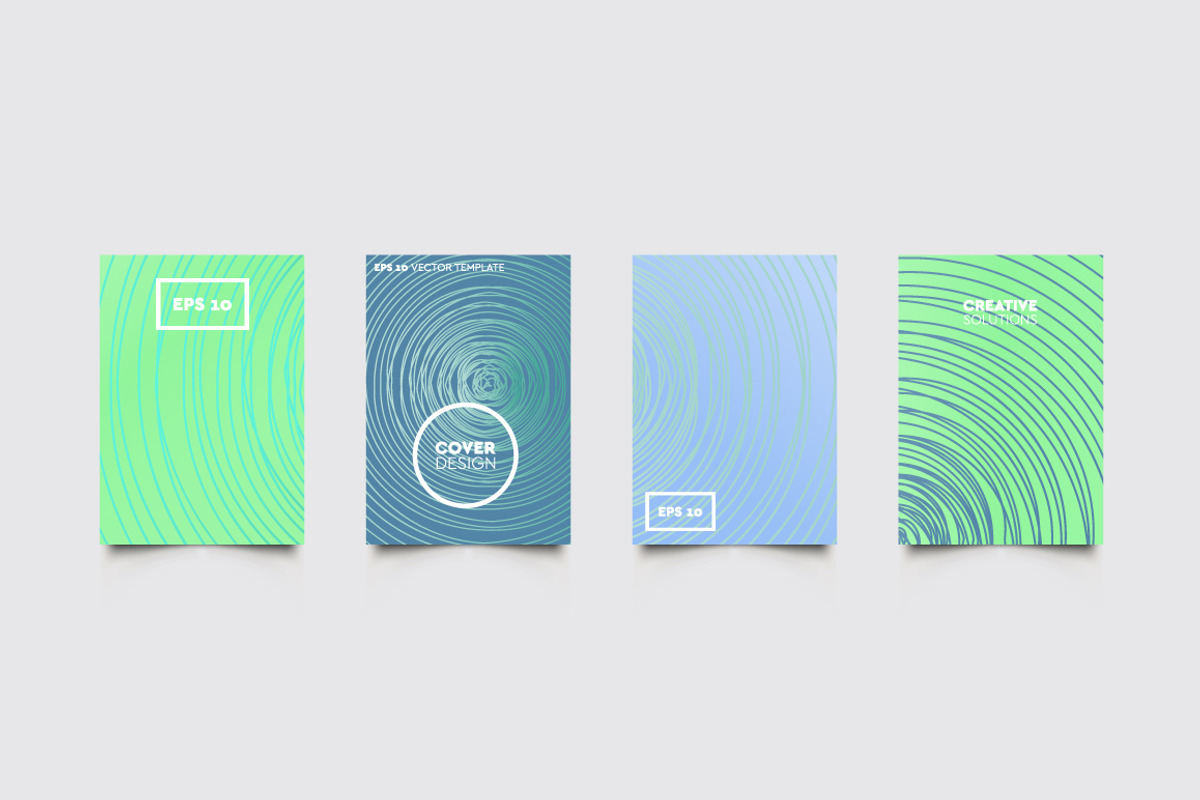 Cover Vector Patterns #217, a Brochure Template by relineo.vectors