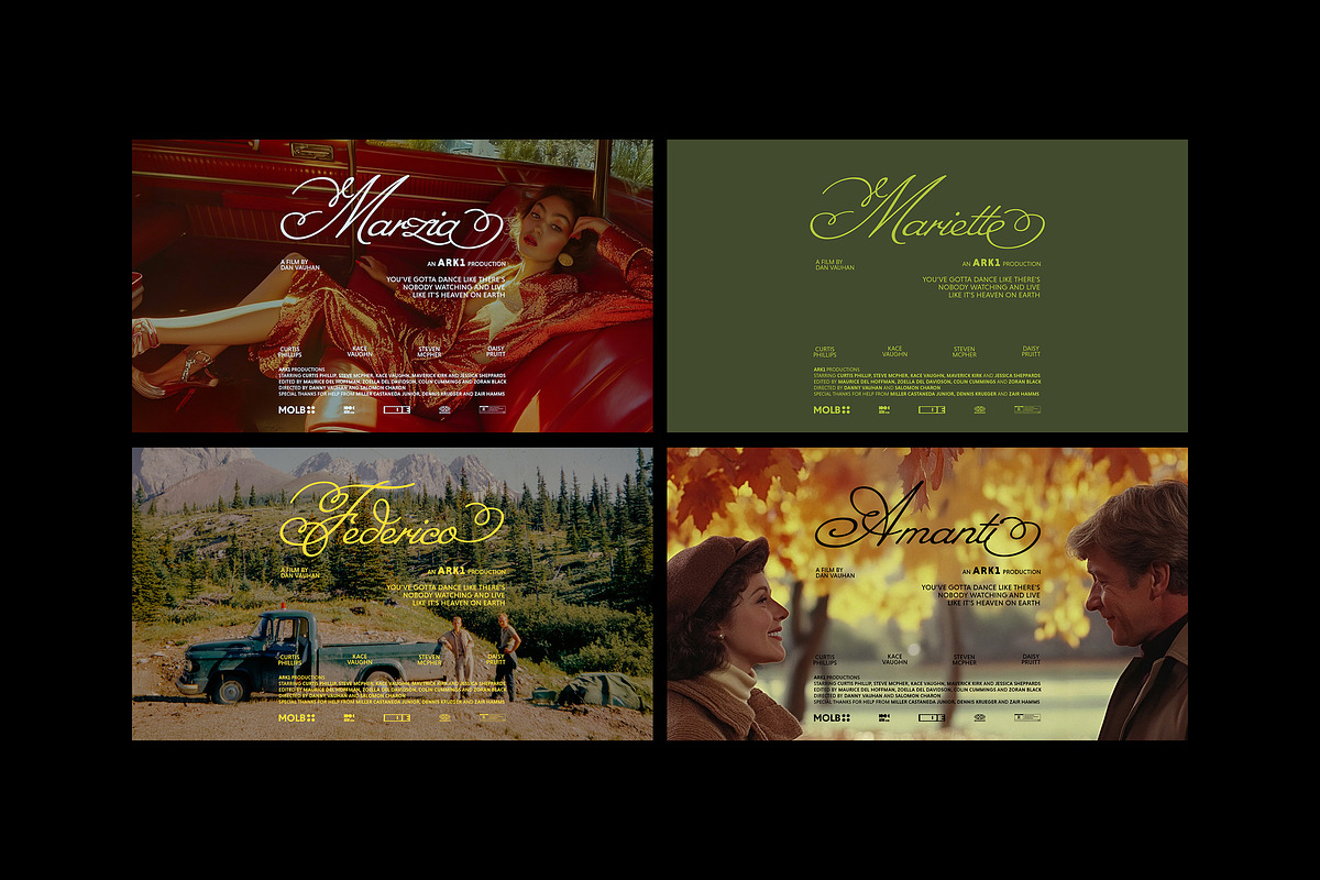 Love Movie Titles Collection, a Templates & Theme by pixelbuddha.net (Photo 6 of 14)