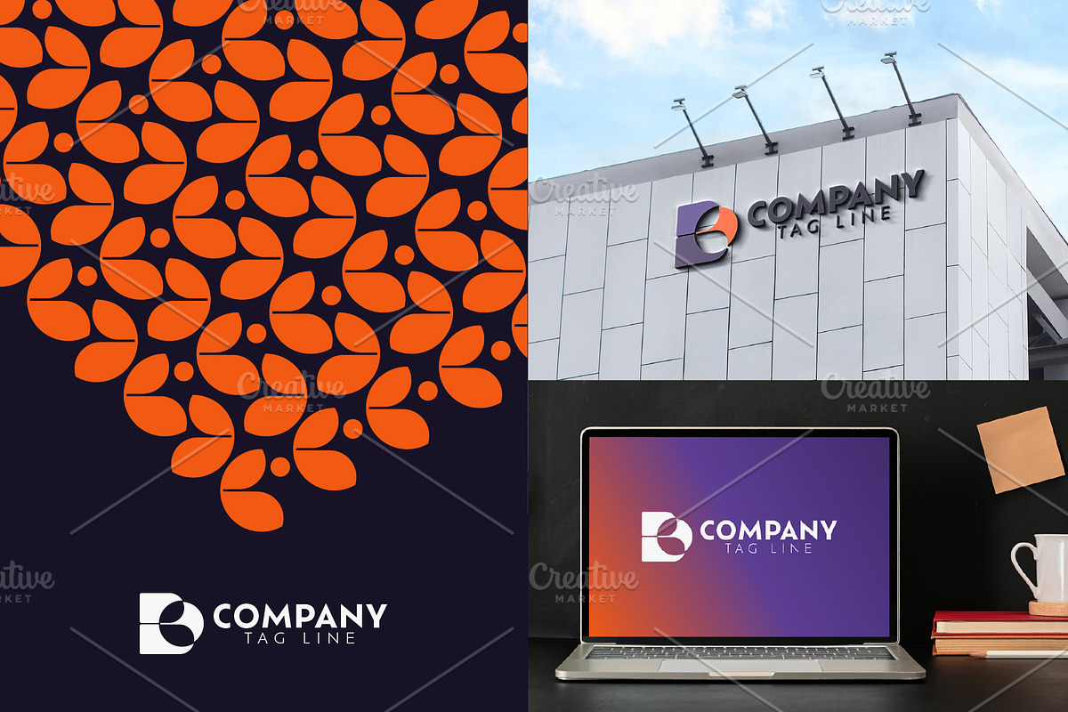 B Letter Logo Design, a Branding & Logo Template by ORCHEVADESIGN (Photo 4 of 4)