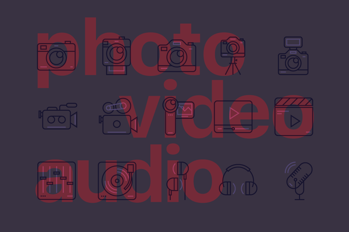 49 Multimedia Line Icons, an Outline Icon by Petr Knoll (Photo 2 of 4)