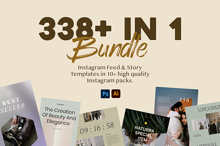 10 in 1 BUNDLE Instagram Templates