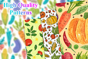Vegetables Seamless Pattern, a Pattern Graphic by Digital Studio (Thumbnail 3 of 3)