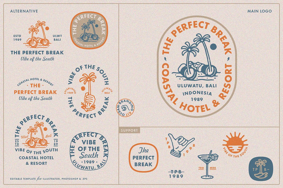 Ocean Branding Kit, a Branding & Logo Template by Refolve Design (Photo 10 of 25)