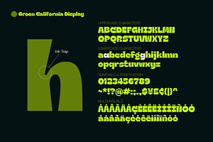 Groen California Font Duo