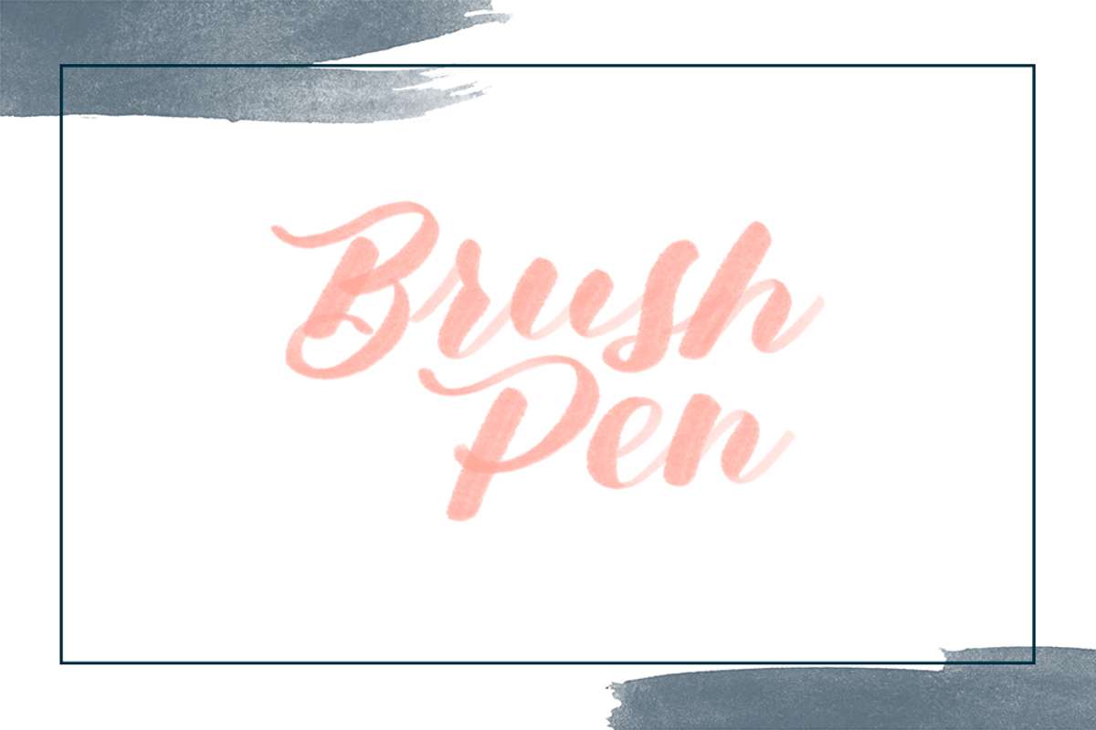 Brush Lettering Procreate Brush Pack, a Brush Add-On by The Ampersand Shop (Photo 3 of 13)