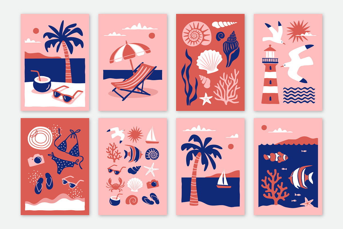 Seasive Vibes / Summer Graphics Pack, a Pattern Graphic by MaryArt (Photo 6 of 9)