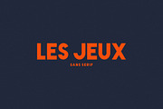 LES JEUX Font, a Sans Serif Font by Dega Syukurilah (Thumbnail 1 of 5)