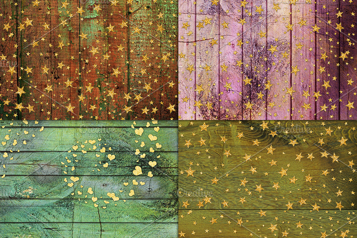Golden confetti wood backgrounds, a Texture Graphic by Area (Photo 3 of 4)