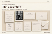 Elegant Wedding Invitation Set,Canva, an Invitation Template by Layl Atelier (Thumbnail 6 of 7)
