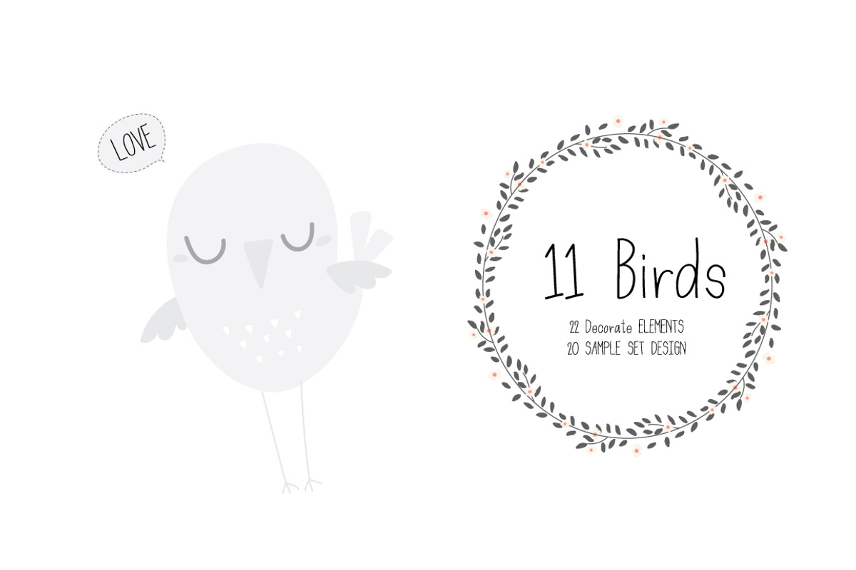 LOVE BIRD Valentine collection, a Decorative Illustration by MooBeer (Photo 6 of 8)
