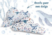 Ocean Animals Watercolor Clipart, an Animal Illustration by LenArt (Thumbnail 6 of 16)