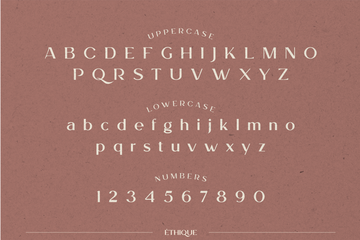 ETHIQUE, a Sans Serif Font by Bagerich Type Foundry (Photo 2 of 8)