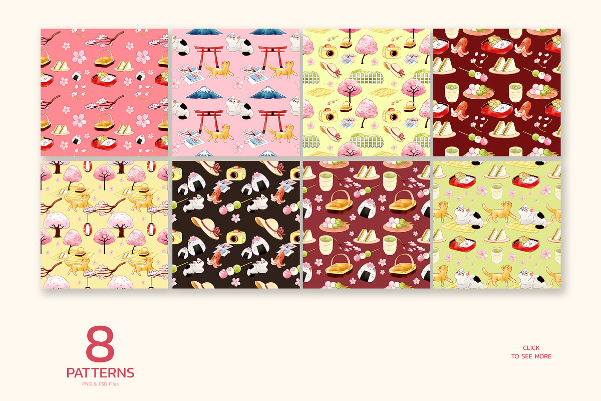 Hanami Moments – Watercolor, a Seasonal Illustration by CreativeValuation (Photo 5 of 12)