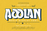 Aoolan - Music Display Font, a Sans Serif Font by twinstd (Thumbnail 1 of 10)