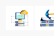 Animated Data Center Icons, a Duotone Icon by Prosymbols (Thumbnail 9 of 14)
