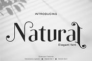 Natural, a Sans Serif Font by edcreative (Thumbnail 1 of 6)