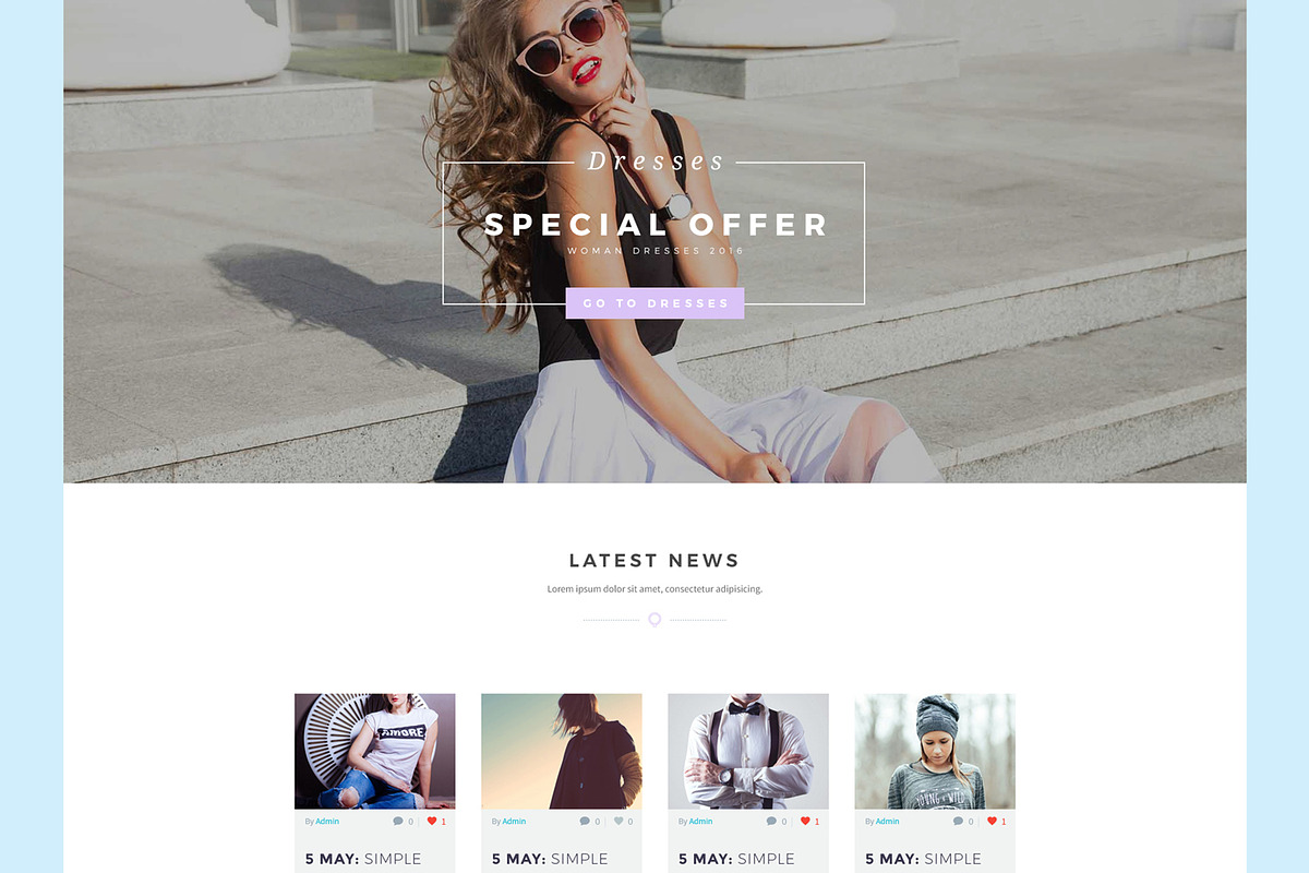 Yucca - Fashion Store PSD Template, a Websites & App Template by Spartak Vee (Photo 6 of 9)