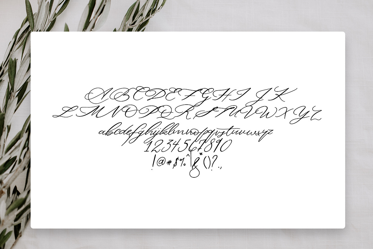 Magnolias Font preview 3