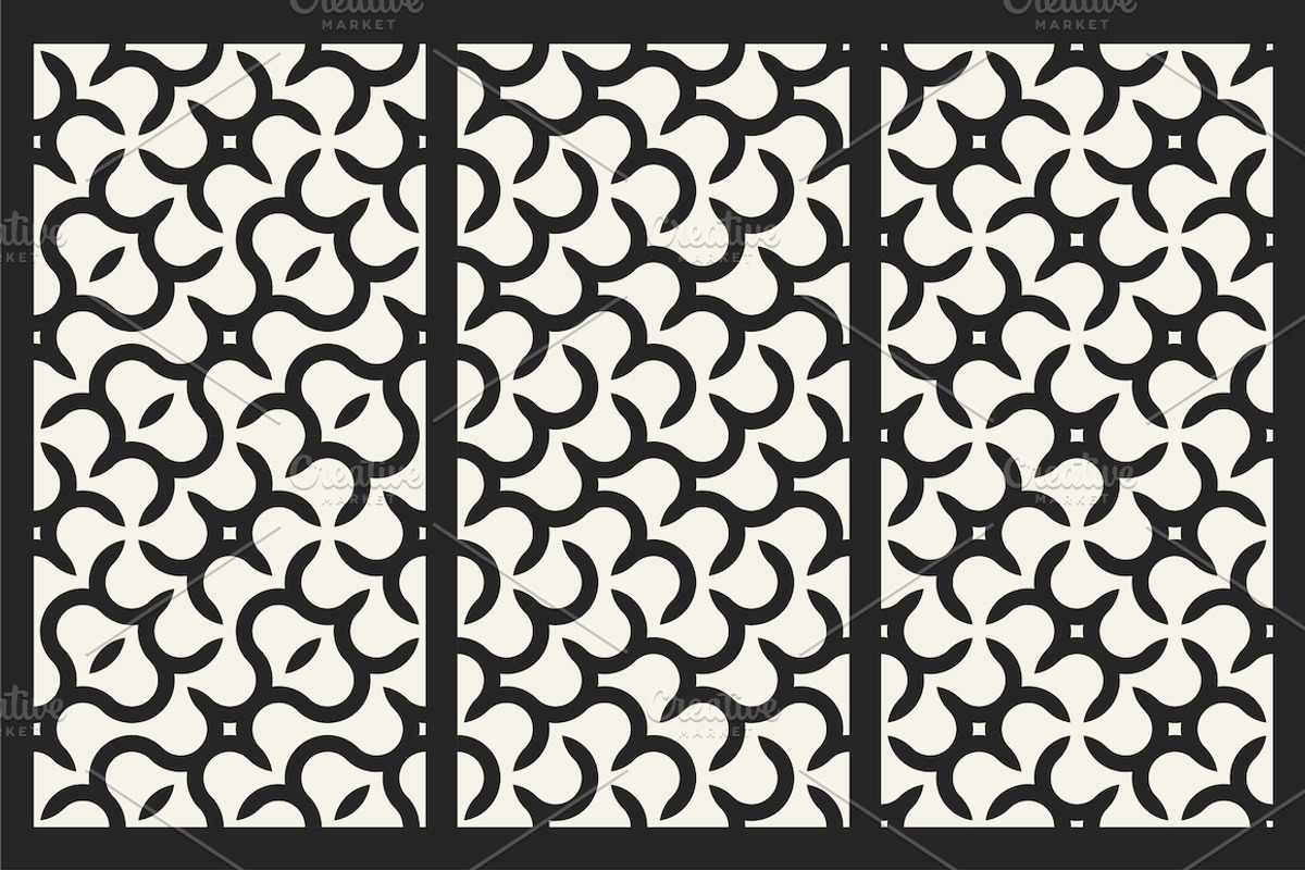 Vector seamless monochrome patterns, a Pattern Graphic by ExpressShop (Photo 8 of 10)
