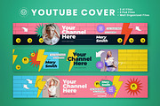 Colorful Youtube Cover, a Social Media Template by graphicook (Thumbnail 2 of 3)