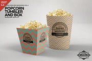 Popcorn Containers Packaging Mockup, a Packaging Mockup by INCDesign (Thumbnail 1 of 6)