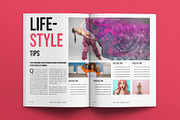 Digital Modern Magazine Template, a Magazine Template by E-Type (Thumbnail 4 of 7)