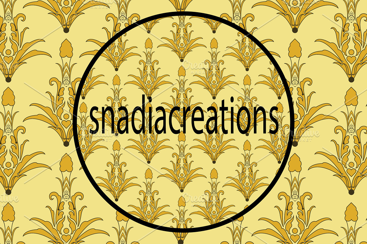 Victorian Bloom, a Pattern Graphic by snadiacreations