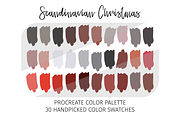 Procreate Christmas Color Palettes, a Palette Add-On by STUDIO 17 (Thumbnail 5 of 11)