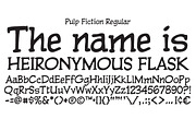 Pulp Fiction, a Serif Font by Comicraft Fonts (Thumbnail 2 of 5)