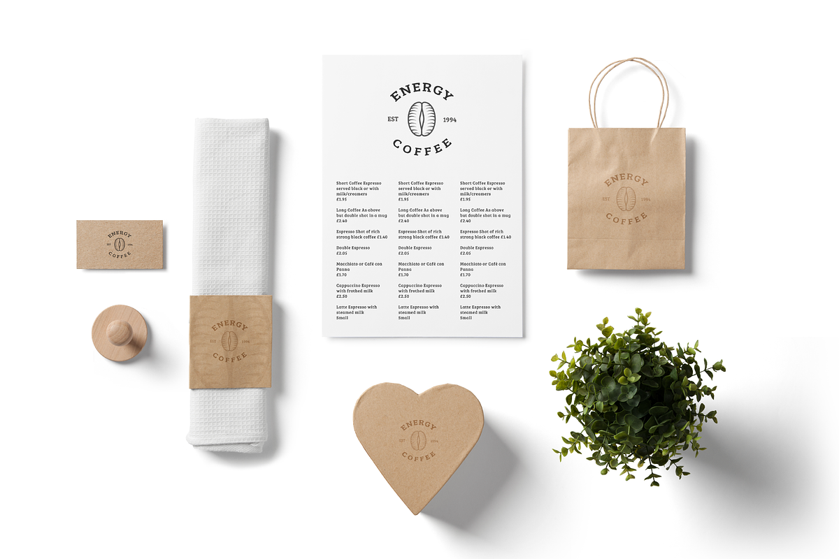Coffee Logo Builder 100+ Variations, a Branding & Logo Template by Bunichi (Photo 7 of 9)