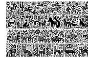 Vintage Animals and Pets Folk Art, a Decorative Illustration by devastd (Thumbnail 24 of 29)