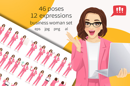 Casual young business woman, a Person Illustration by Volha Hlinskaya