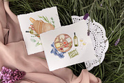 Picnic Time - Illustrations Set, a Food Illustration by Julia M. Watercolor (Thumbnail 2 of 16)