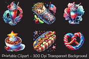 4th of July Fast Food Sublimation, an Illustration by RobertsArt (Thumbnail 4 of 7)