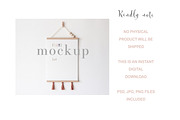 Poster Mockup Frame Boho Kids Mockup, a Print Template by BirdieFrames (Thumbnail 4 of 4)