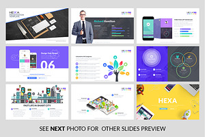 Hexa , Business Powerpoint Template